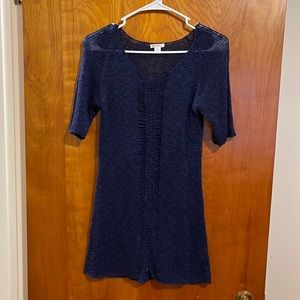 Xhilaration Short Sleeve Sheer Sweater